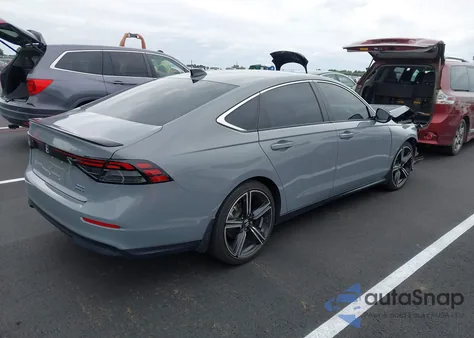 2024 Honda Accord Hybrid Sport из США, поврежденный, VIN 1HGCY2F55RA045691